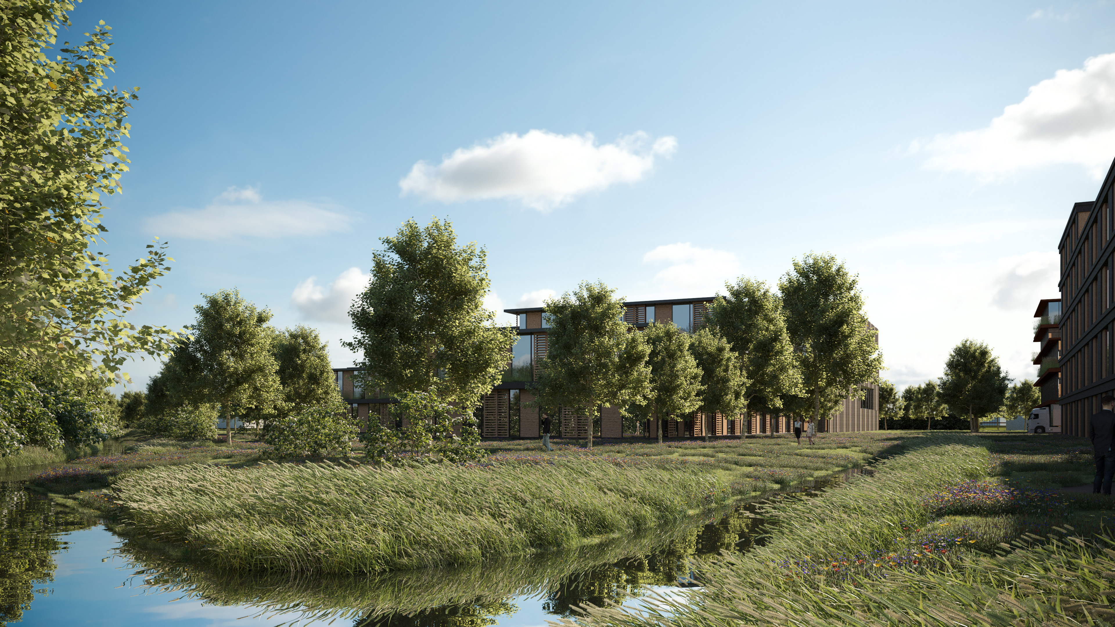 Artist impression Wageningen Campus East